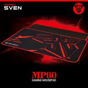 Fantech Sven MP80 Extra Size High Non-Slip Base Gaming Mouse Pad Gaming Pad with Edge Sewed (80cm x 30cm),BLack