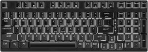 FANTECH Mac PC PS5 PS4 Xbox One Gamer's Wired Mechanical Keyboard with RGB Backlit LEDs, 98 Keys, Tri-Mode Black.