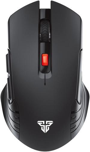 FANTECH  Wireless Gaming Mouse,Medium-size ,Ergonomic Hand Grips,2.4 GHz wreless Fast charge,RGB Gamer Desk Laptop PC Gaming Mouse, for Windows 7/8/10/11/XP Vista Linux MacOs, Black