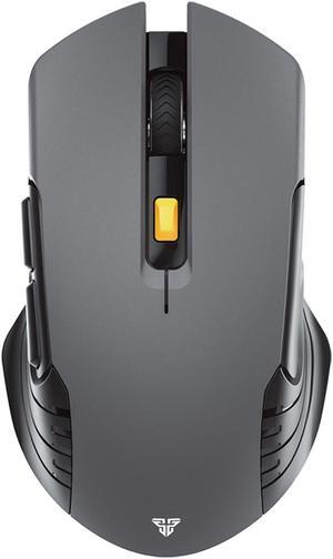 FANTECH  Wireless Gaming Mouse,Medium-size ,Ergonomic Hand Grips,2.4 GHz wreless Fast charge,RGB Gamer Desk Laptop PC Gaming Mouse, for Windows 7/8/10/11/XP Vista Linux MacOs,Grey