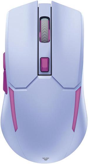 FANTECH  Wireless Gaming Mouse,Medium-size ,Ergonomic Hand Grips,2.4 GHz wreless Fast charge,RGB Gamer Desk Laptop PC Gaming Mouse, for Windows 7/8/10/11/XP Vista Linux MacOs,Purple