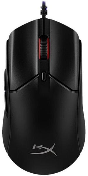 HyperX Spinfire 2 Wired Gaming Mouse, 8000Hz Response Rate, 26000DPI, HyperX 26K Sensor, 5 Buttons, Lightweight Design, PTFE Feet Stickers, Anti-slip Stickers, Macro Command Support, Black
