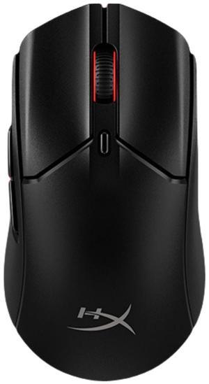 HyperX Spinfire 2 Wireless Gaming Mouse, 2.4Ghz/Bluetooth, 8000Hz Response Rate, 26000DPI, HyperX 26K Sensor, 5 Buttons, 60g, PTFE Foot Stickers, Anti-slip Stickers, Macro Command Support, Black