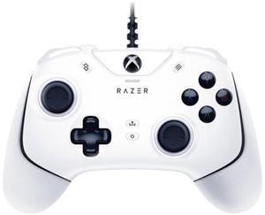 AULA Wolverine V2 Chroma Wired Gaming Controller for Xbox Series X|S, Xbox One, PC: RGB Lighting - Remappable Buttons & Triggers - Mecha-Tactile Buttons & D-Pad - Trigger Stop- white