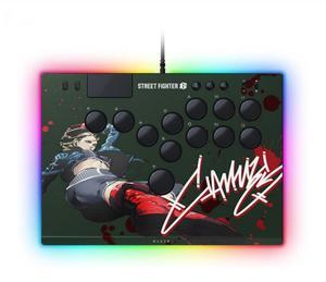 AULA Kitsune All-Button Arcade wired Controller & Street Fighter Cammy Vinyl Skin Bundle: For PS5  PC - Low-Profile Optical Switches - Slim- Chroma RGB - Full Top Plate Wrap