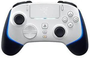 AULAWolverine V2 Pro Wireless Gaming Controller for PS5 PC: HyperSpeed Wireless -Tactile Action Buttons- 8-Way Microswitch D-Pad - 6 Remappable Buttons - Chroma RGB -white