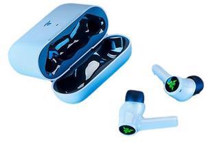 AULA  Warhammer Shark Extreme Edition  Wireless  earphones, Gaming Earbuds for PlayStation 5 / PS5, PC, Mobile: ANC - Noise Cancelling Mic - Bluetooth 5.2 - RGB Chroma - 30 Hr Batterywhite