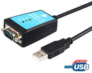 locrest USB to 485 RS422 Serial Cable Conversion Cable FT231 Chip Industrial Communication Converter FTDI, Black