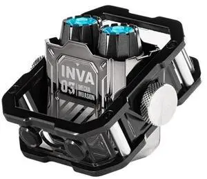 FANTECH Mecha Invasion "Jetpack" Wireless Earbuds | Bluetooth 5.3 Gaming Earphones with RGB LED Effects, Finger Spinner Mechanism, ENC Noise Cancellation |Design for Sports/Gaming, Silver FANTECH Mecha Invasion "Jetpack" Wireless Earbuds | Bluetooth 5.3 Gaming Earphones with RGB LED Effects, Finger Spinner Mechanism, ENC Noise Cancellation |Design for Sports/Gaming, Silver