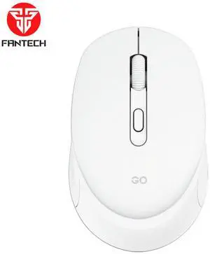 FANTECH GO W609 White Gaming Mouse - Adjustable Responsive DPl, Plug and Play Connectivity, Ergonomic Grip,Energy Efficient,Ergonomic Design for PC/Computer(White)