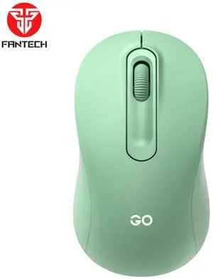 FANTECH GO W608 Green Gaming Mouse -1200DPl AdjustableResponsive Tracking, Plug and Play Connectivity, Symmetrical Grip,Energy Efficient,Ergonomic Design for PC/Computer(Green)