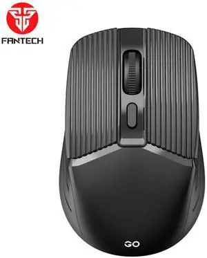 FANTECHGOGO W605 Black Gaming Mouse -AdjustableResponsive DPl, Plug and Play Connectivity, Ergonomic Grip,Energy Efficient,Ergonomic Design for PC/Computer(Black)