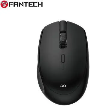 FANTECH GOW193D Black Gaming Mouse -Slient Click,Energy Efficient,Plug & Play Connectivity,1600DPI Adjustable,57g,5 Buttons,Ergonomic Design for PC/Computer(Black)
