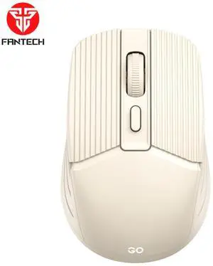 FANTECHGOGO W605 Beige Gaming Mouse -AdjustableResponsive DPl, Plug and Play Connectivity, Ergonomic Grip,Energy Efficient,Ergonomic Design for PC/Computer(Beige)
