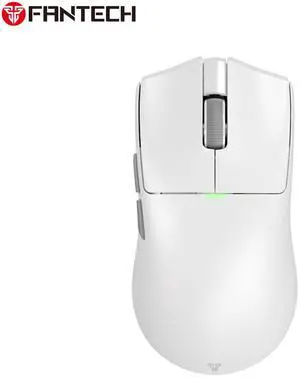 FANTECH TANTO S WG13S White Gaming Mouse - 26000DPI, 2.4GHz Tri-mode Connectivity, 44Hours Battery Life,Supports RGBCharging Dock,Pixart 3395 Sensor, Supports 8K Polling Rate(White)
