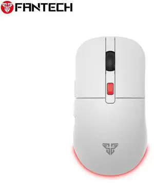 FANTECH KANATA WIRELESS WG9 White Gaming Mouse - 2000 DPI, Huano Muteclicks,2.4GHz Wireless Connection,Pixart Optical Sensor,Mproved Rubber-Grippy Coating(White)