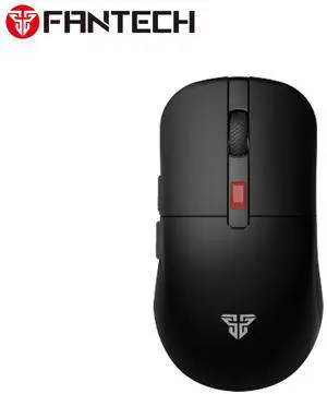 FANTECH KANATA WIRELESS WG9 balck Gaming Mouse - 2000 DPI, Huano Muteclicks,2.4GHz Wireless Connection,Pixart Optical Sensor,Mproved Rubber-Grippy Coating(Black)
