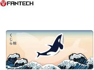 Fantech NAMI MP905 Deskmat,Holographic Design, Unique Fabric, Herringbone Rubber Base, Liquid Resistant Surface, ANTI-SLIP BASE (90× 40×0.4cm), Beige