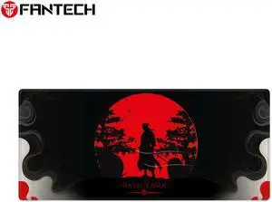 Fantech MP905 Deskmat,Holographic Design, Herringbone Rubber Base, Liquid Resistant Surface, ANTI-SLIP BASE (90× 40×0.4cm), Black