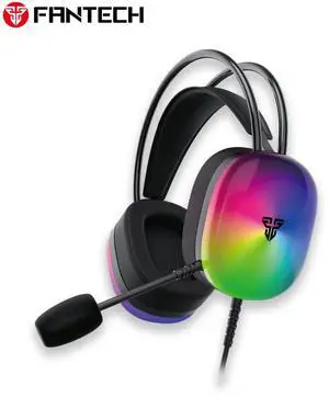 FANTECH AURORA 7.1 HG29 Virtual Surround Sound Gaming Headset,50mm Drivers,Easy Volume Control,Pro Comfort Ear Cushions, Crystal Clear&Deep Bass,USB2.0 Plug Type,Black