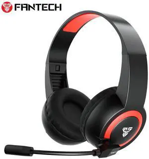 FANTECH TONE II HQ56 Wired Gaming Headset,Lightweight Design,Foldable Microphone,40mm Tuned Drivers,3.5mm TRRS,Black