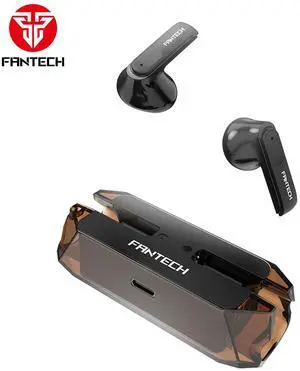 FANTECH WAVE 11V2 TW11V2 Black,Custom Tuned Driver,Touch Control,Low Latency,Imperceptible Delay,Crystal Clear calls,Any Time&Any Where,Black