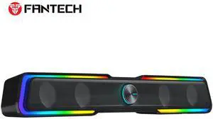 FANTECH BEAT BAR GS305 Dual Mode Gaming Speaker, Tuned Driver, 3W*2 Speakers, Deep Bass Boost, Dual Mode BT/3.5MM TRS, Black