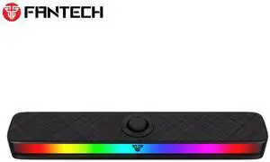 FANTECH GROOVE BAR PRO BS151 Portable Gaming Speaker, Tuned Driver, 5W*2 Speakers, Built-In Microphone, Dual Mode Bt/USB C, Black