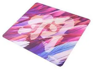 FANTECH MST491 Gaming Mouse Pad, Waterproof Surface, High Non-slip Base, High Speed Strong Stability Holographic Design (49cm x 42cm), Red