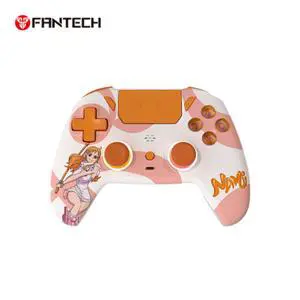 FANTECH WGPI5V2 Nami Gaming PS5 Controller, One Piece Edition, Wireless Tri-Mode (2.4G/Bluetooth 5.0/Wired),Hall Effect Trigger Buttons, Four-Level Vibration, 1000Hz Polling Rate, Pink