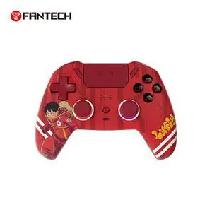 FANTECH WGPI5V2 Luffy Gaming PS5 Controller, One Piece Edition, Wireless Tri-Mode (2.4G/Bluetooth 5.0/Wired),Hall Effect Trigger Buttons, Four-Level Vibration, 1000Hz Polling Rate, Red