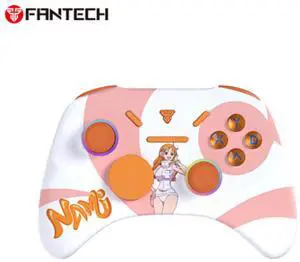 FANTECH WGPI5V2A Nami Gaming Xbox Controller, One Piece Edition, Wireless Tri-Mode (2.4G/Bluetooth 5.0/Wired),Hall Effect Trigger Buttons, Four-Level Vibration, 1000Hz Polling Rate, Pink
