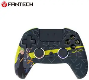 FANTECH WGPI5V2 Zoro Gaming PS5 Controller, One Piece Edition, Wireless Tri-Mode (2.4G/Bluetooth 5.0/Wired),Hall Effect Trigger Buttons, Four-Level Vibration, 1000Hz Polling Rate, Gray