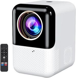 TROISC IOTA, Portable Projector Android TV WiFi 5G 1080P FULL HD 5000 Lumens 120" Home Theater Digital Zoom 4P/4D Keystone Correction Bluetooth