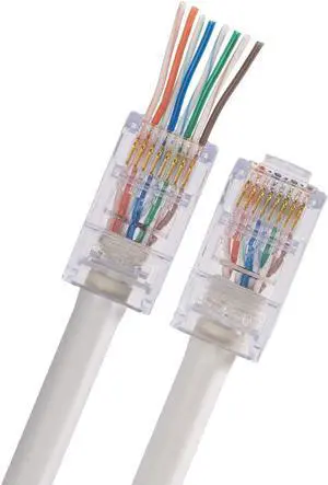 GEM by Triplett CAT 6 Connector, Male, 50 Pack
