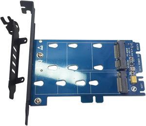 GLOTRENDS PA08 2 in 1 M.2 SATA Adapter Card and mSATA SSD Adapter Card