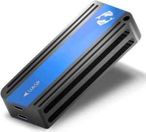 GLOTRENDS 2 in 1 M.2 Enclosure for M.2 PCIe NVMe SSD (Key-M) and M.2 SATA SSD (Key-B/B+M) (Pisces)
