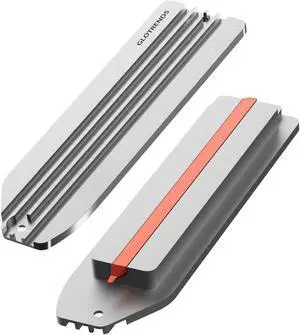 GLOTRENDS PS5 SSD Heatsink with Copper Heatpipe and PS5 Screw for Playstation 5 Internal PCIe M.2 NVMe 4.0 Gen4 Gaming Memory