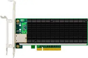 GLOTRENDS ST7215 10Gb PCI-E NIC Network Card, Single Copper RJ45 Port, Intel X540-AT1 Controller, Support Windows Server/Linux/VMware, Compare to Intel X540-T1