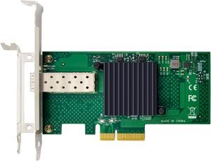 GLOTRENDS ST7315 10Gb PCI-E NIC Network Card, 10Gb SFP+ Port, Intel 82599EN Controller (X520-DA1), Support Windows Server/Linux/VMware