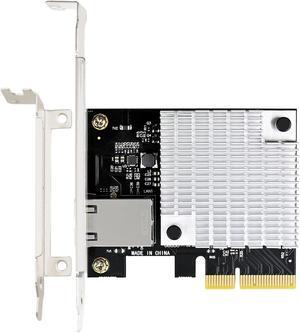 GLOTRENDS ST7357 10Gb PCI-E NIC Network Card, Single Copper RJ45 Port, with Aquantia AQtion AQC107 Chip, Support MAC OS/Windows/Linux/ESX