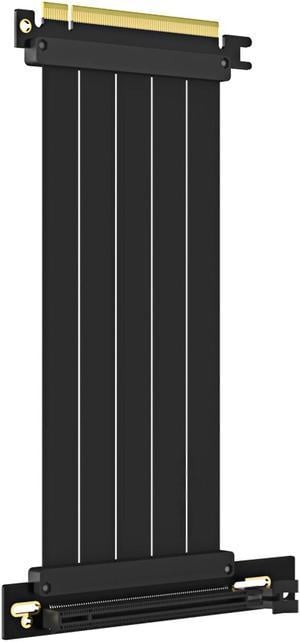 GLOTRENDS 200mm PCIe 4.0 X16 Riser Cable (0->90 Degree), Compatible with PCIE GEN 4.0 GPU, Such as RTX4090-RTX3060, RX7900, RX6950XT-RX6500XT, etc