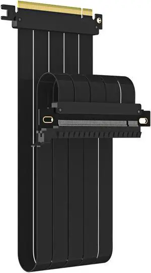 GLOTRENDS PCIe 4.0 X16 Riser Cable, Compatible with PCIE GEN 4.0 GPU, Such as RTX4090-RTX3060, RX7900, RX6950XT-RX6500XT, etc