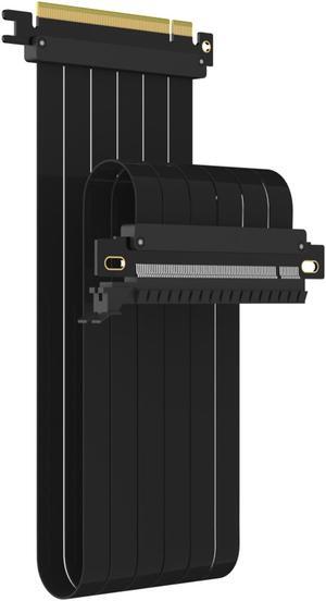 GLOTRENDS PCIe 3.0 X16 Riser Cable, Compatible with NVIDIA-RTX 2000/GTX1600 Series, AMD-RX6000/5000/500/400/Vega Series, etc.