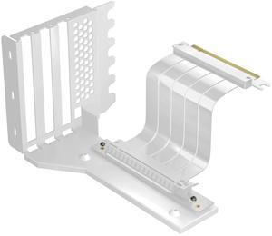 GLOTRENDS 200mm Vertical GPU Holder Bracket with PCIE 4.0 X16  Riser Cable for PC Cases with 7 Open PCIe Slots