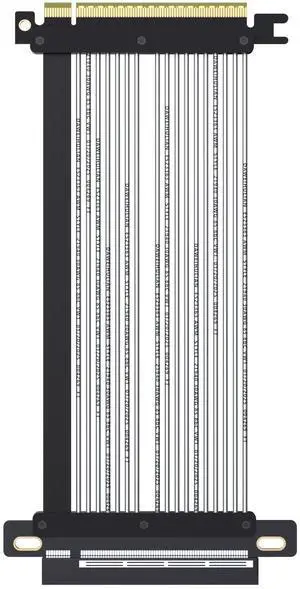 GLOTRENDS PCIe 5.0 X16 Riser Cable for GPU Server, Industrial-Grade Performance,300mm Length Straight Angle GLOTRENDS PCIe 5.0 X16 Riser Cable for GPU Server, Industrial-Grade Performance,300mm Length Straight Angle