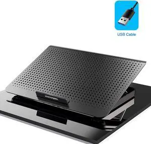 Gaming Laptop Cooler Silent Big Fan Aluminum Laptop Cooling Pad 2 USB Port Adjustable Speed and Height Notebook Stand Cooler for 12-17 Inch Notebook PC Gaming Laptop Cooler Silent Big Fan Aluminum Laptop Cooling Pad 2 USB Port Adjustable Speed and Height Notebook Stand Cooler for 12-17 Inch Notebook PC