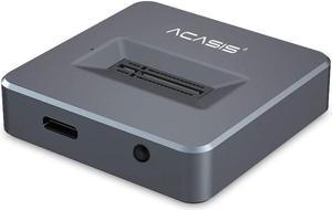 Type-c to NVME Enclosure Docking Station USB 3.1 Gen 2 For SSD, USB to M2 SSD Key M Heat Sink included