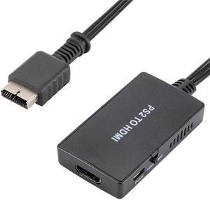 Playstation PS2 to HDMI Converter Adapter HD Link Cable for PS1/2/3 Support HDMI 480i, 576i, 480p,720P,1080P Output