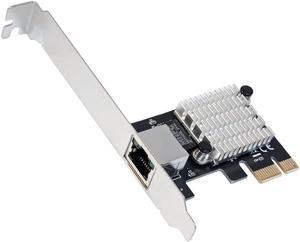 2.5 Gigabit Ethernet PCI Express Network Interface Card 10/100/1000/25000 Mbps PCI-E Network Interface Card RJ45 LAN Intel I225 Chipset